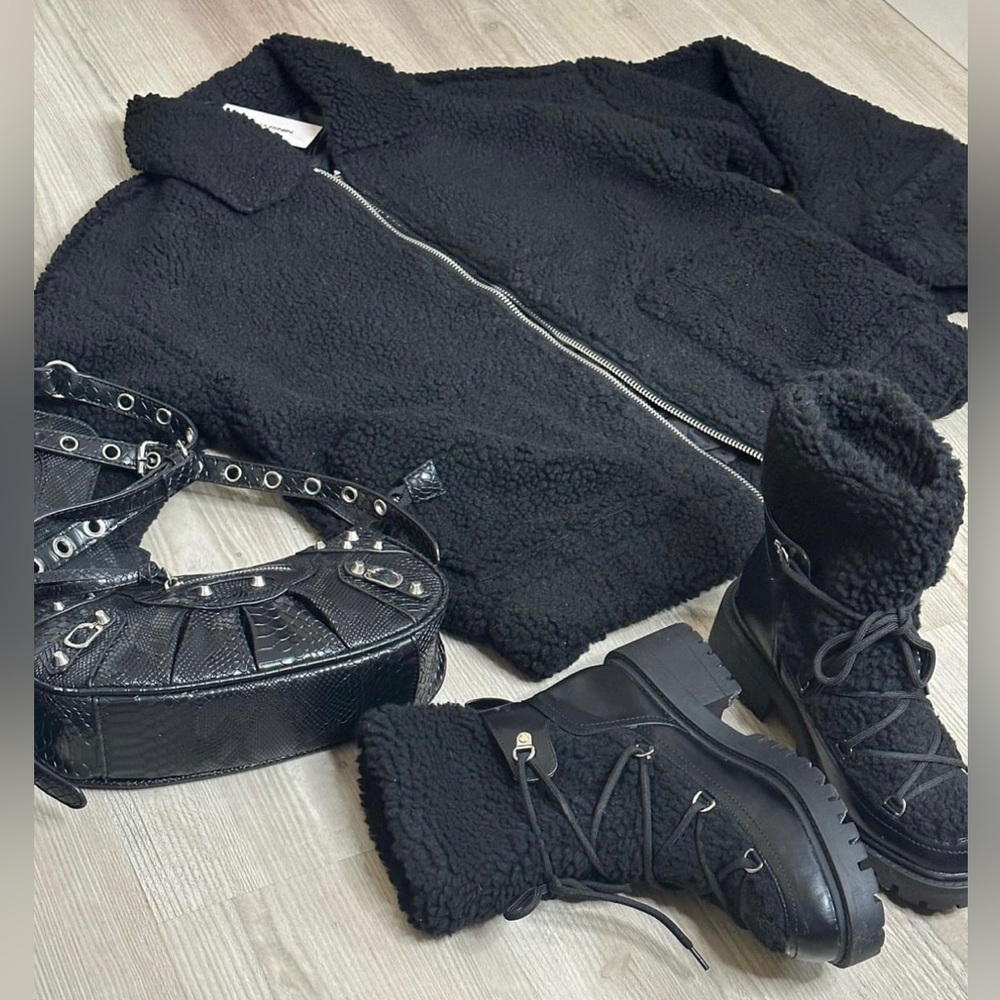 Black Sherpa Jacket